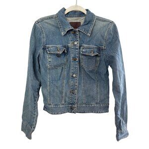 Calvin Klein Jeans Womens Denim Jacket L/G Button-Up
